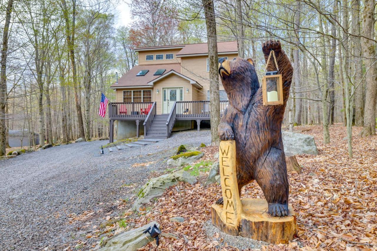 Cozy Big Bass Lake Home With Hot Tub And Game Room! Gouldsboro ภายนอก รูปภาพ